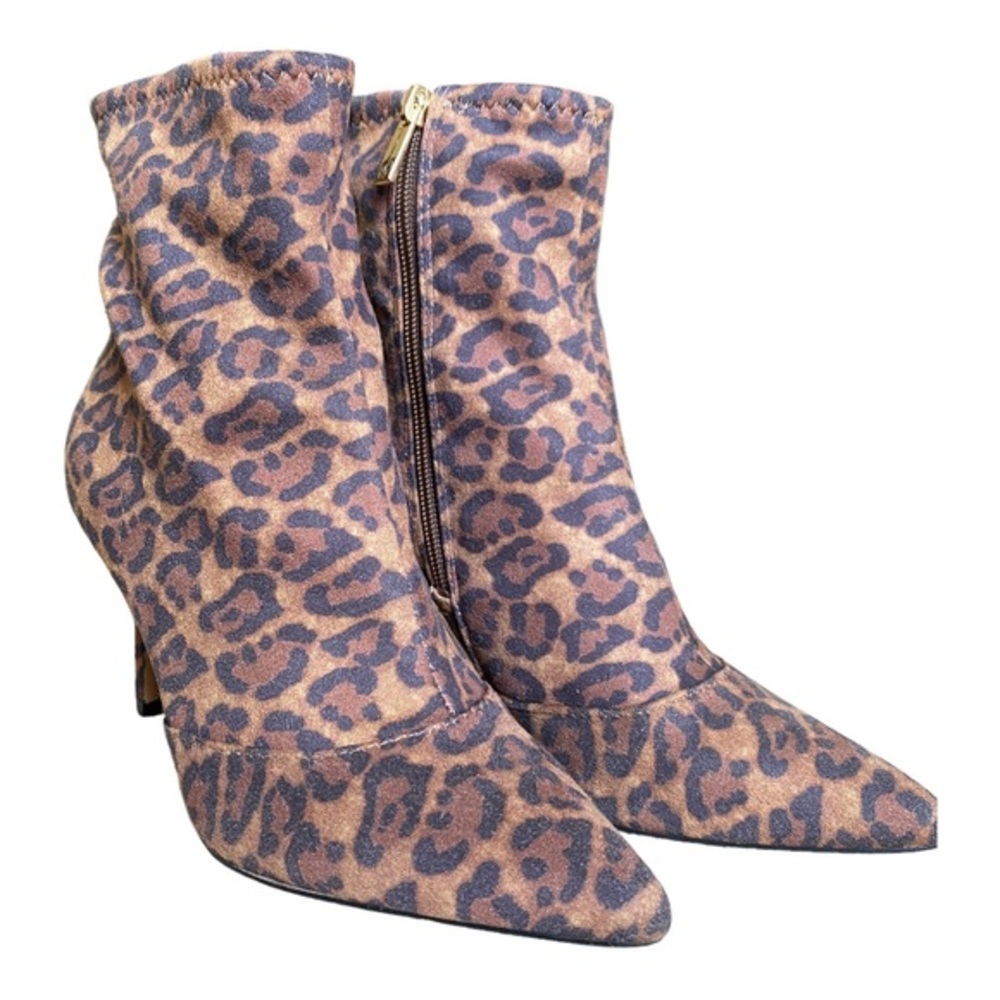 Jessica Simpson Alliye Leopard Print Ankle Boot size‎ 7.5 NWOT